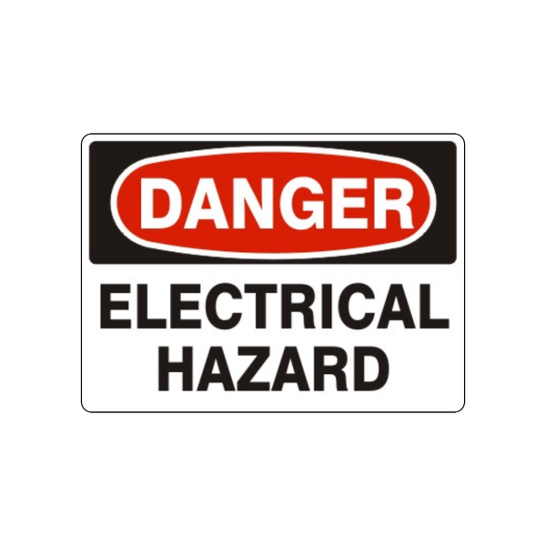 Danger Electrical Hazard - Image 1
