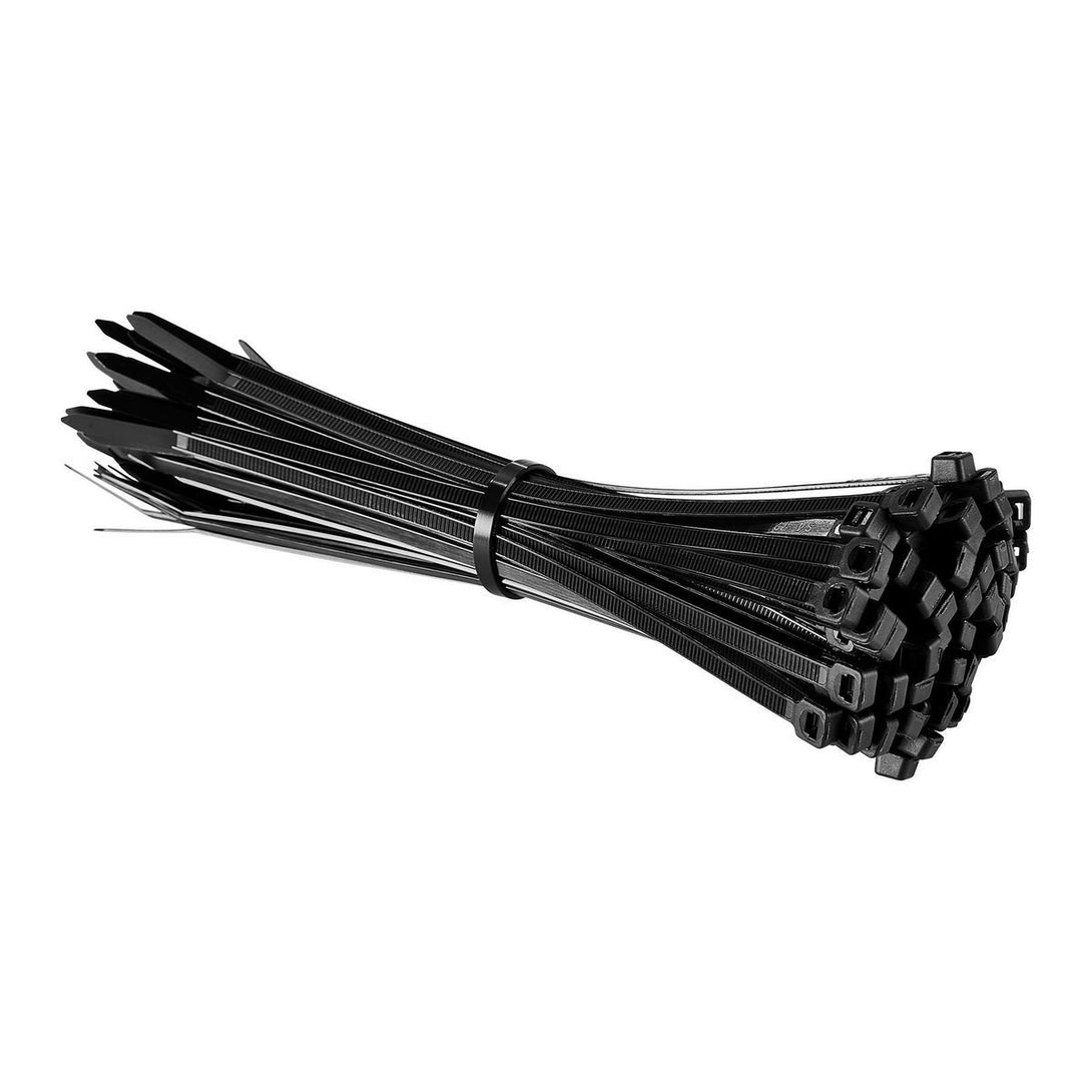100 Pc. 11" Black Cable Ties - Image 1