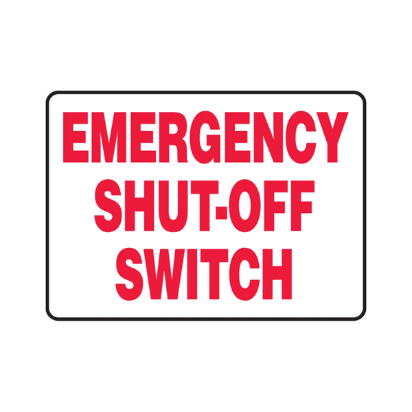 Emergency Shut off Switch - Image 1