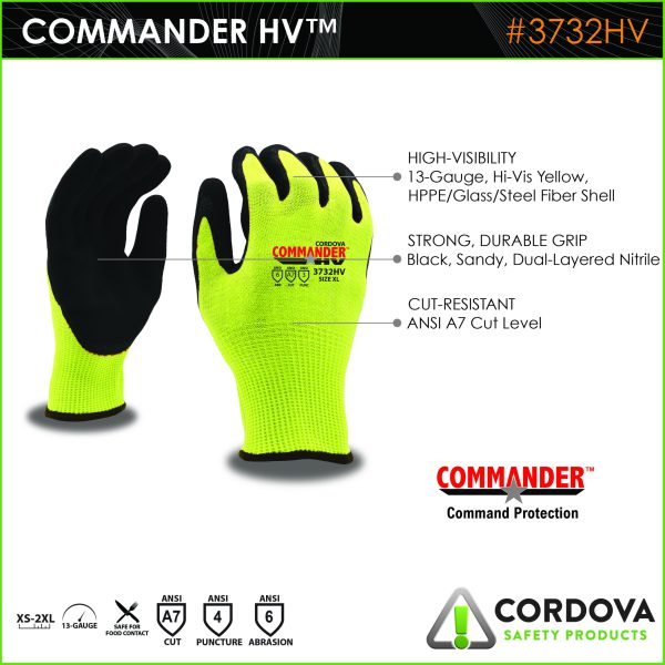 Commander HV 3732HV Cut 7 HPPE Glove - Image 2