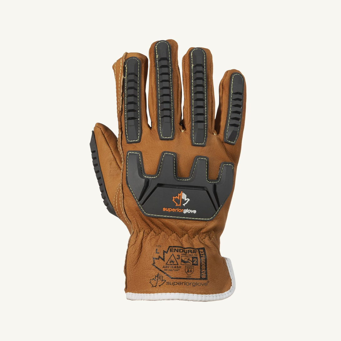 Endura Oilbloc Cut4 Goat Leather Impact Driver Glove - Image 1
