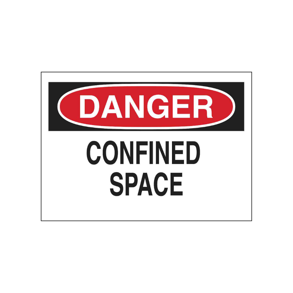 Danger Confined Space - Image 1