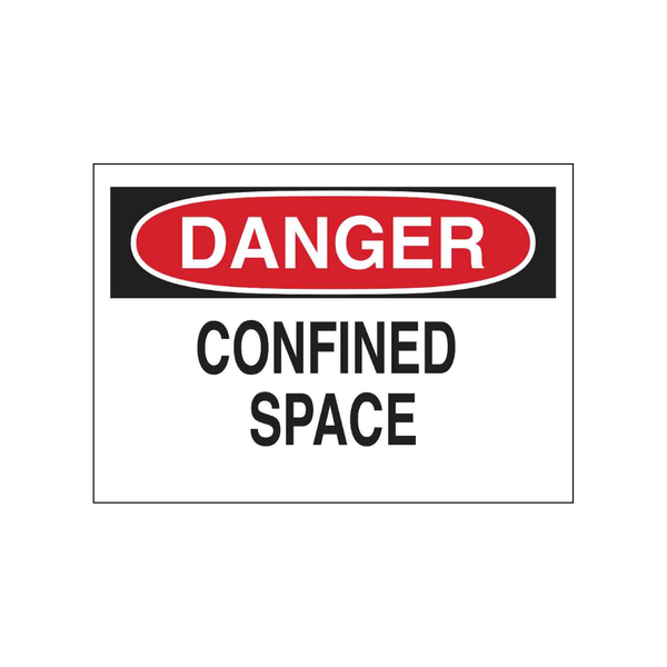 Danger Confined Space - Image 1