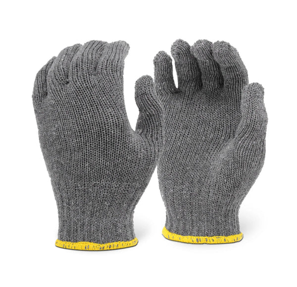 Jokator Medium Weight Gray String Knit Glove - Image 1