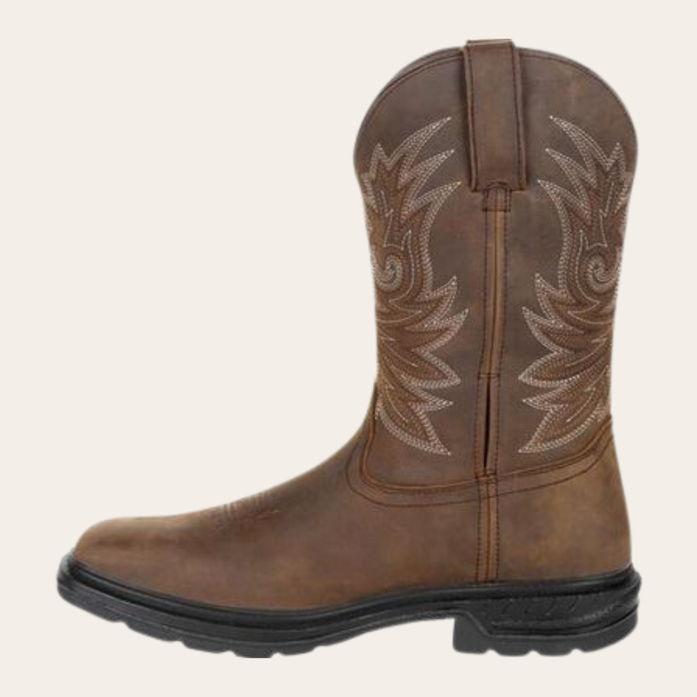 Rocky Boot 11" WorkSmart Composite Toe Waterproof Western Boot-DC - Image 5