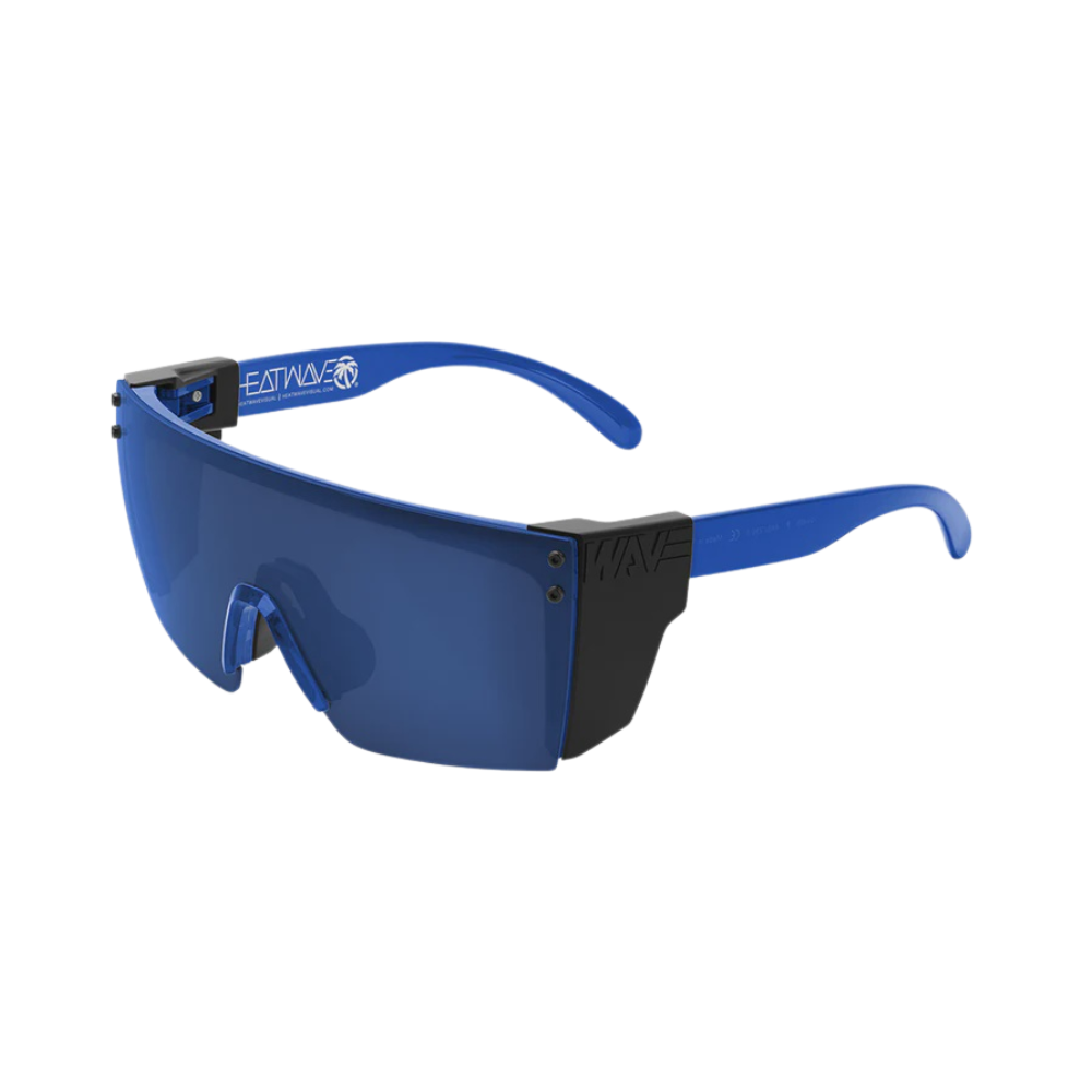 Heat Wave Lazer Face Sunglasses - Neon Blue Z.87 / Neon Blue Frame / Coastal Lens - Image 1