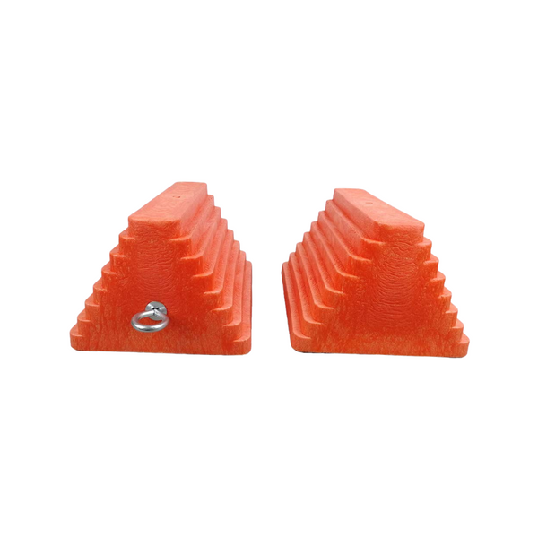Wheel Chock 2 Pack Orange - Image 1