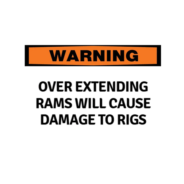 Warning over extending rams will cause damage to rigs - Image 1