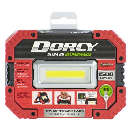 Dorcy Ultra HD 1500 Lumen Rechargable Utility Light & Power Bank - Image 1