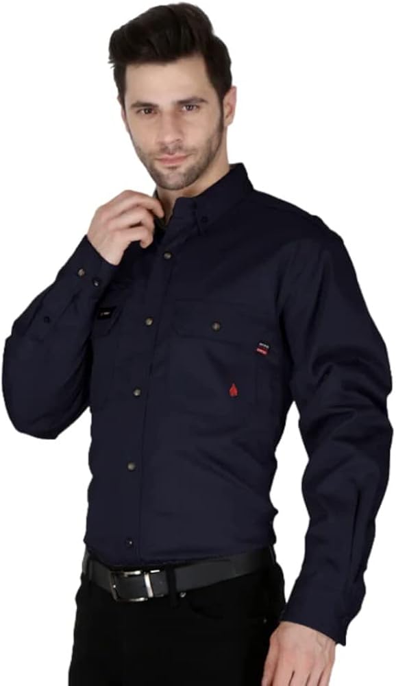 Forge FR Men's MFR-605 Vent Shirt-DC - Image 3