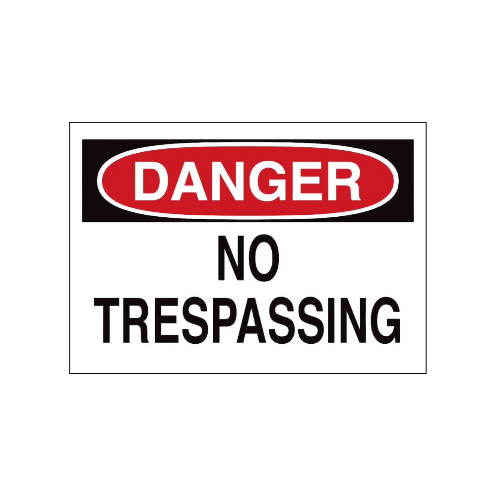 Danger No Trespassing - Image 1