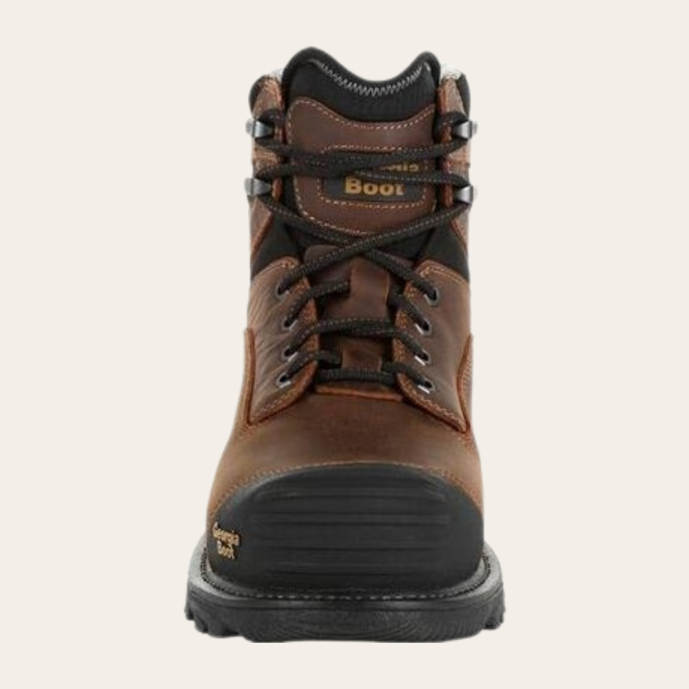 Georgia Rumbler Black & Brown Composite Toe Waterproof Work Boot - Image 2