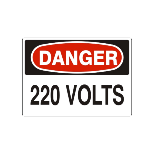 Danger 220 Volts - Image 1