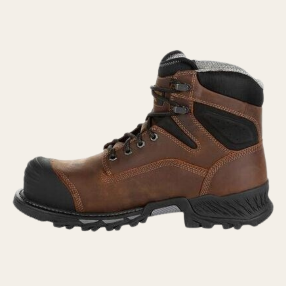 Georgia Rumbler Black & Brown Composite Toe Waterproof Work Boot - Image 6