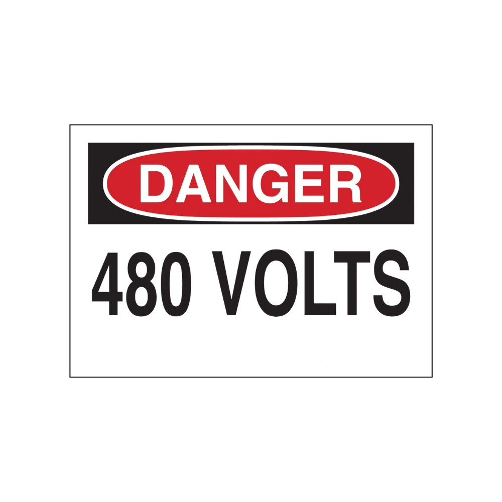 Danger 480 Volts - Image 1