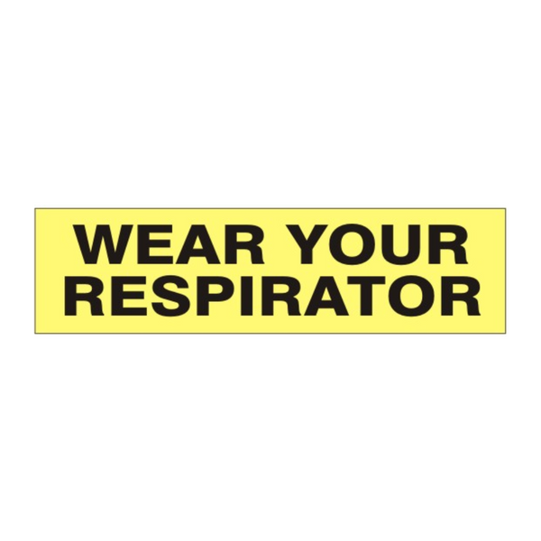 Wear Your Respirator - Decal - Image 1