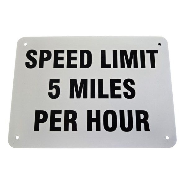 Speed Limit 5 MPH - Image 1
