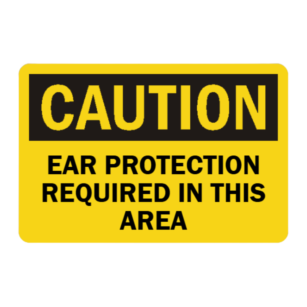 Caution Ear Protection Required - Image 1