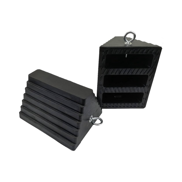 Wheel Chock 2 Pack Black - Image 1