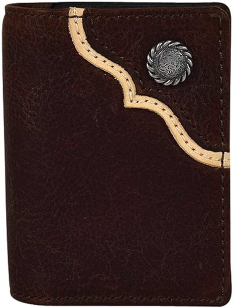 Justin Front Pocket Bifold Wallet Russet DNR - Image 1