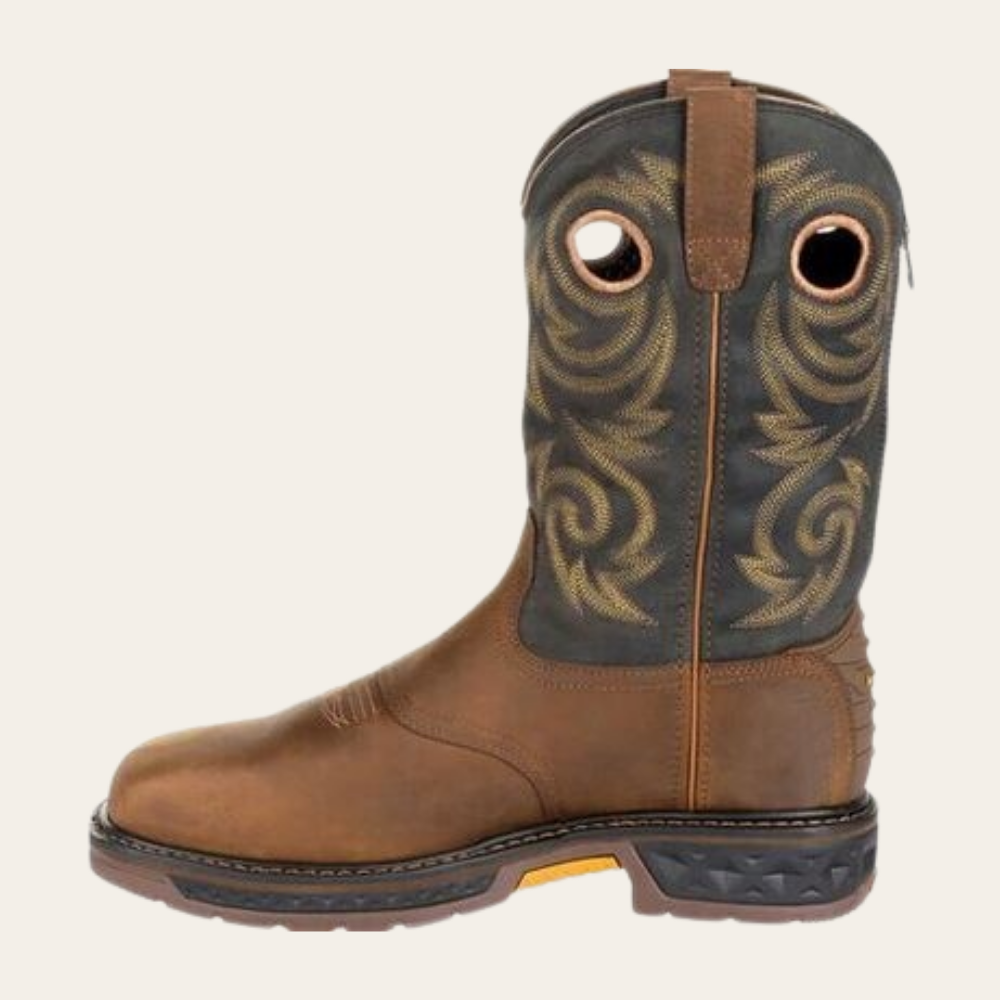 Georgia Carbo-Tec LT Black & Brown Steel Toe Waterproof Work Boot - Image 3