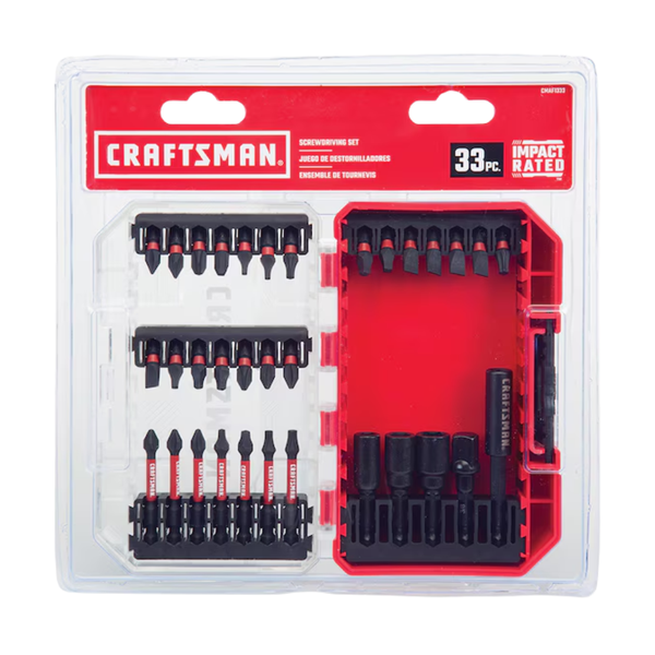 Craftsman 33 Piece Impact Screwdriver Bit Set / Bits and Drivers