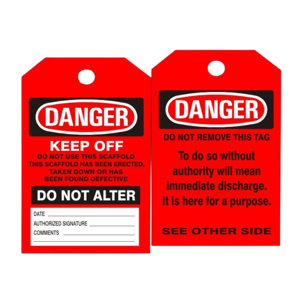 Danger Scaffold Tag - Image 1