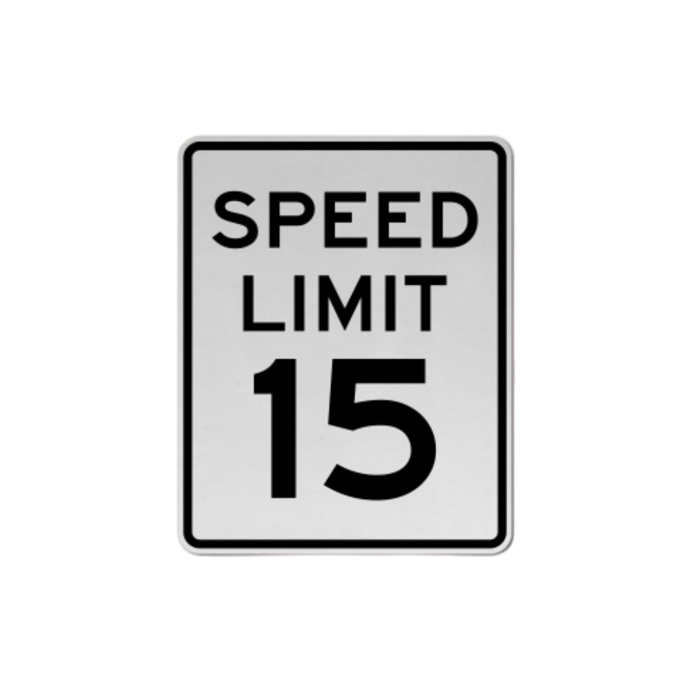 Speed Limit 15 MPH - Image 1