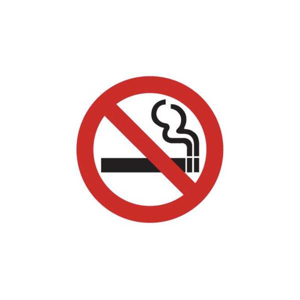 No Smoking Red/White 2" Diameter - Image 1