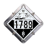 Safehouse Signs 6 Legend Flip Number Placard - Image 1