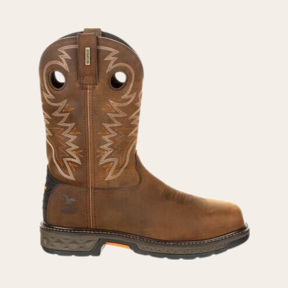 Georgia Carbo-Tec LT Brown Alloy Toe Waterproof Work Boot - Image 5