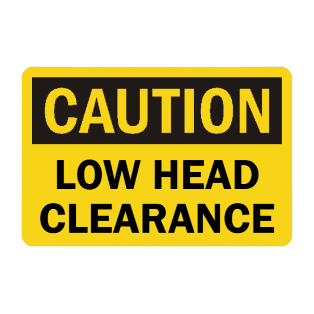 Caution Low Head Clearance - Image 1