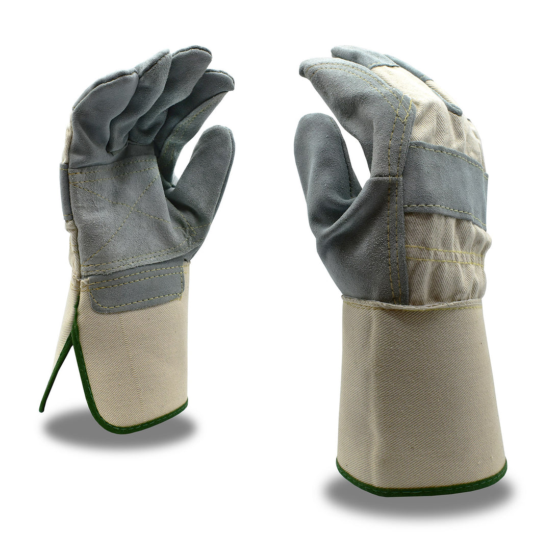 Tuf-Cor 7550 Side Split Cowhide Leather Gauntlet Glove - Image 1