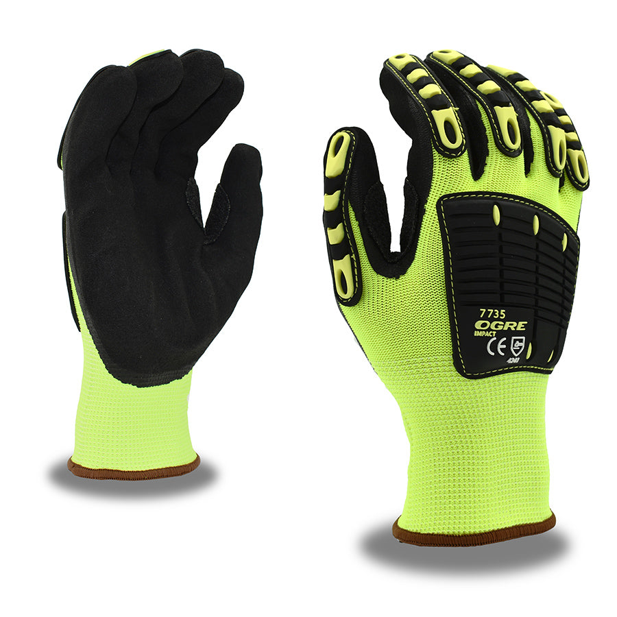 Ogre Flex 7735 Sandy Nitrile Impact Glove - Image 2