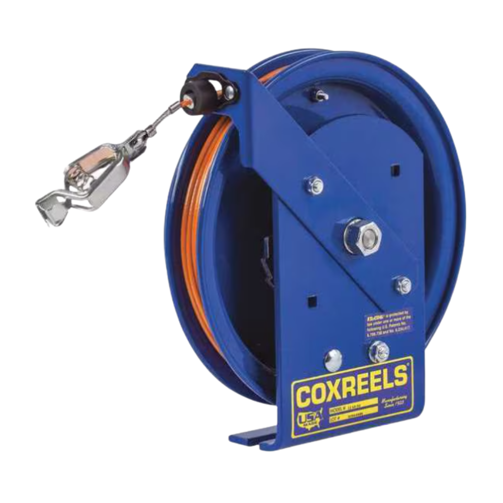 Coxreels Grounding Cable Reel, 50 ft., Spring Return - Image 1
