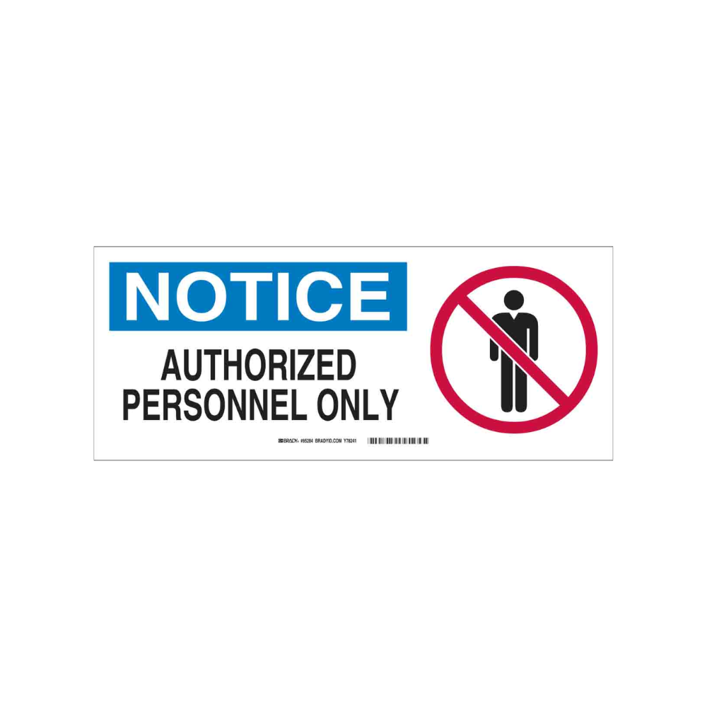 Notice Authorized Personnel Only - Image 1