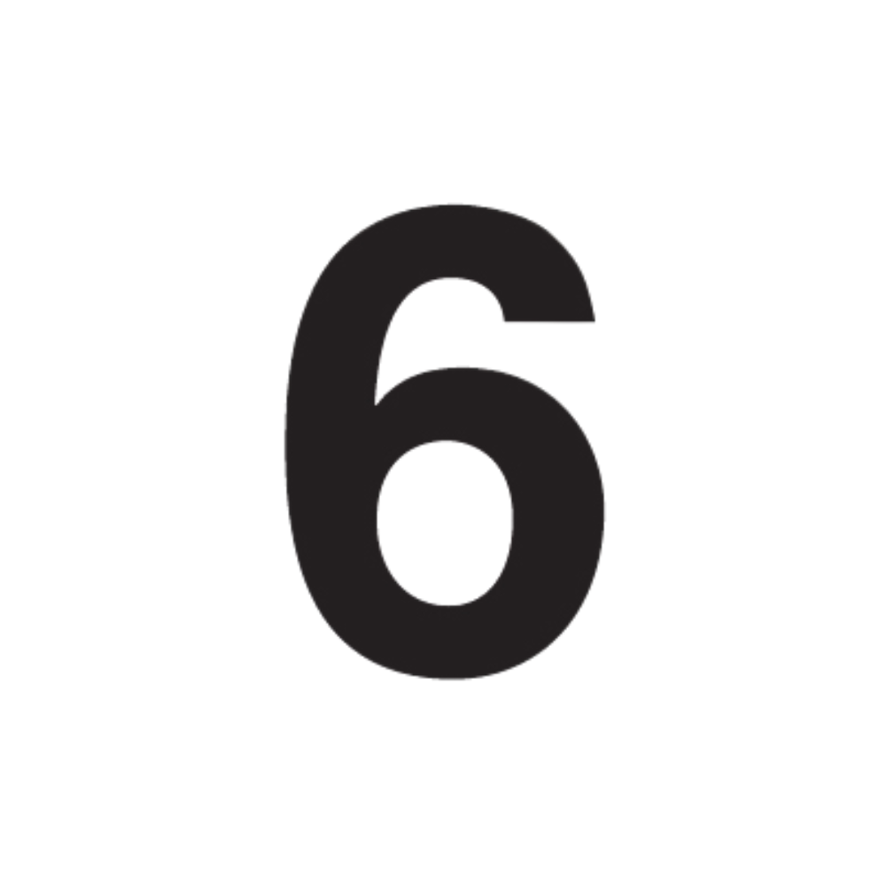 Die Cut Vinyl Number - Image 7