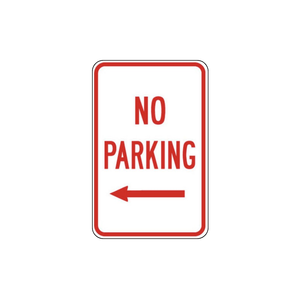 No Parking Left Arrow - Image 1