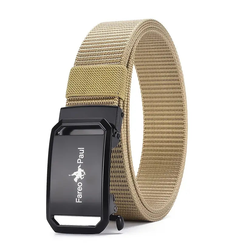 Men's Outdoor Casual Automatic Buckle Canvas Belt - Image 2