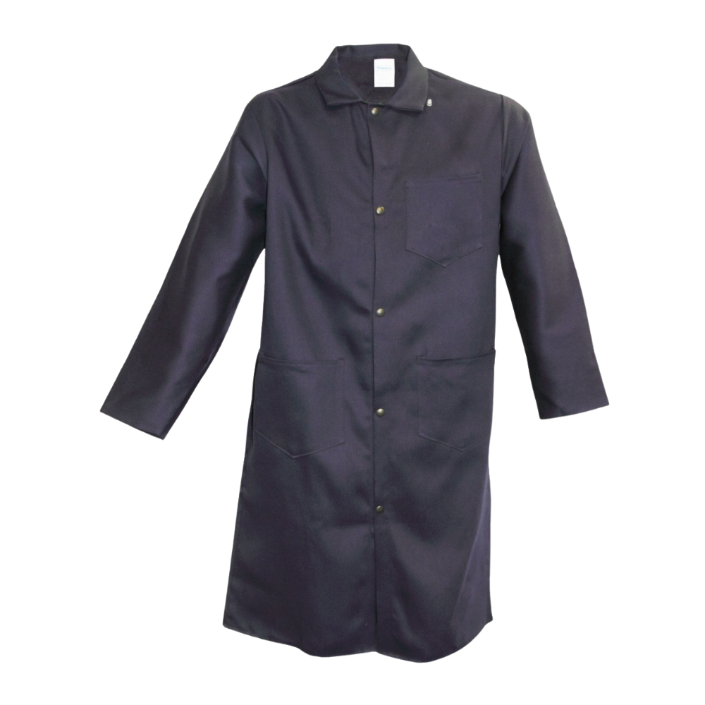 Stanco Navy FR Lab Coat Short - Image 1