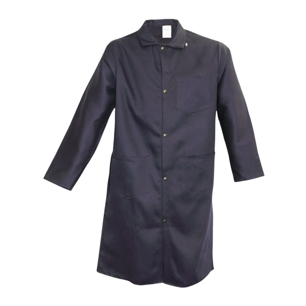 Stanco Navy FR Lab Coat Short - Image 1