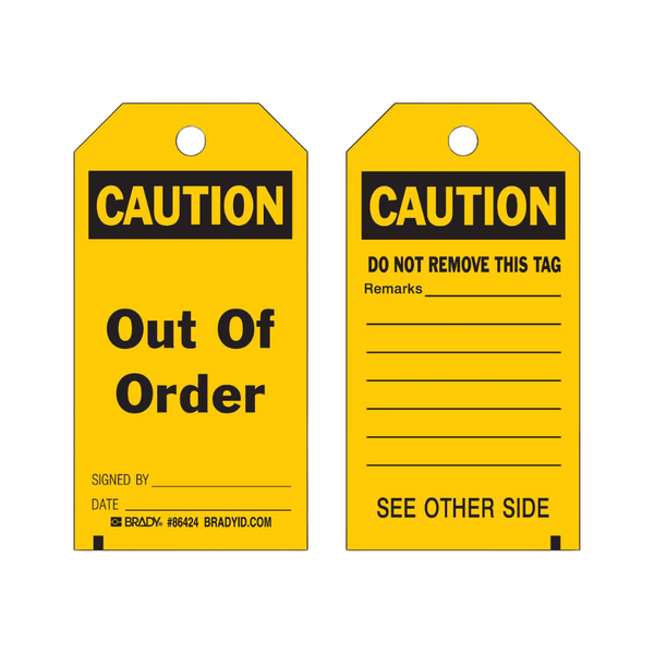 Caution Out of Order 10pk - Image 1