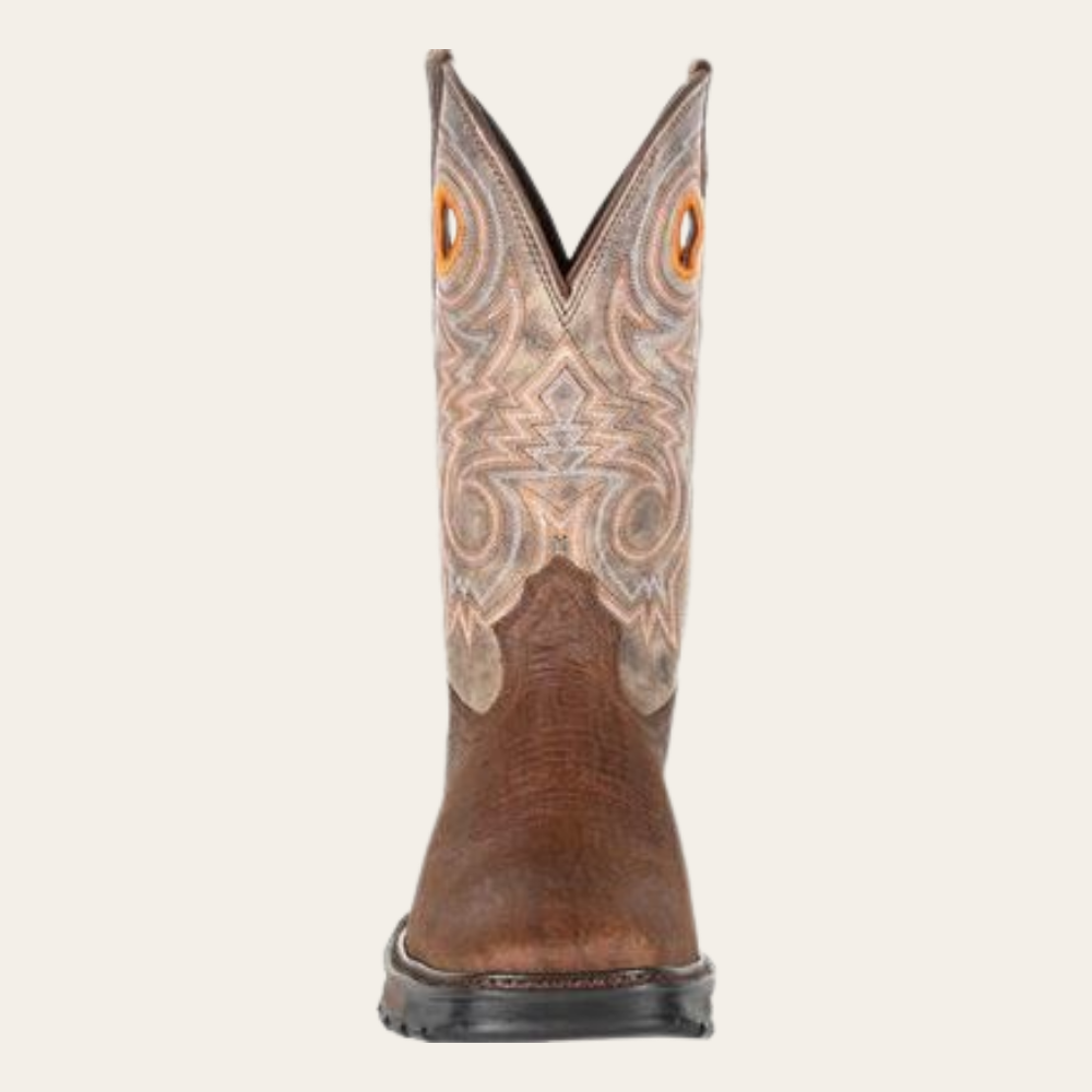 Durango Maverick XP Bay Brown & Steel Cut Oat Composite Toe Western Work Boot - Image 3