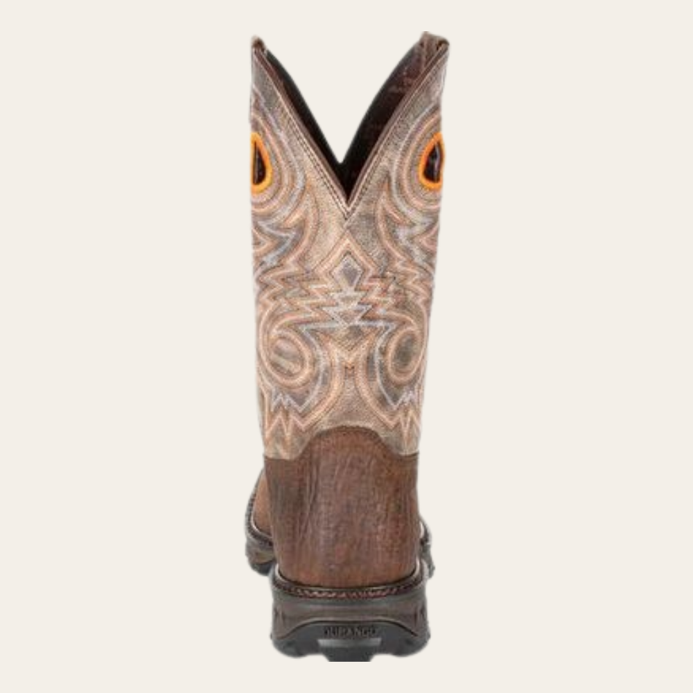 Durango Maverick XP Bay Brown & Steel Cut Oat Composite Toe Western Work Boot - Image 4