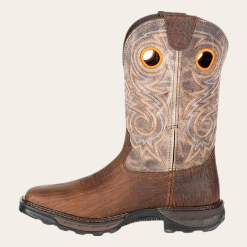 Durango Maverick XP Bay Brown & Steel Cut Oat Composite Toe Western Work Boot - Image 5