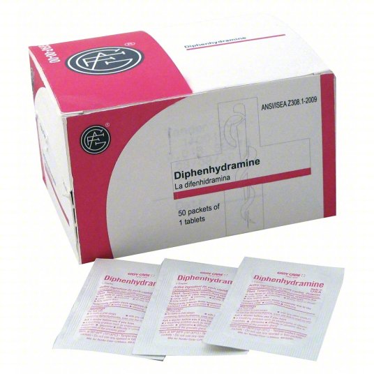 Diphenhydramine Sinus & Allergy Relief: Box of 50 - Image 1