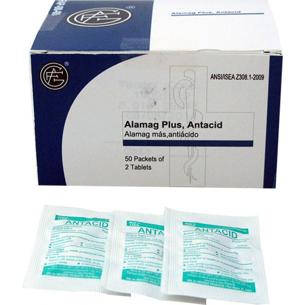Alamag Plus: Antacid Stomach Relief Box of 50 - Image 1
