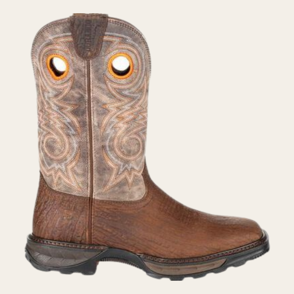 Durango Maverick XP Bay Brown & Steel Cut Oat Composite Toe Western Work Boot - Image 7