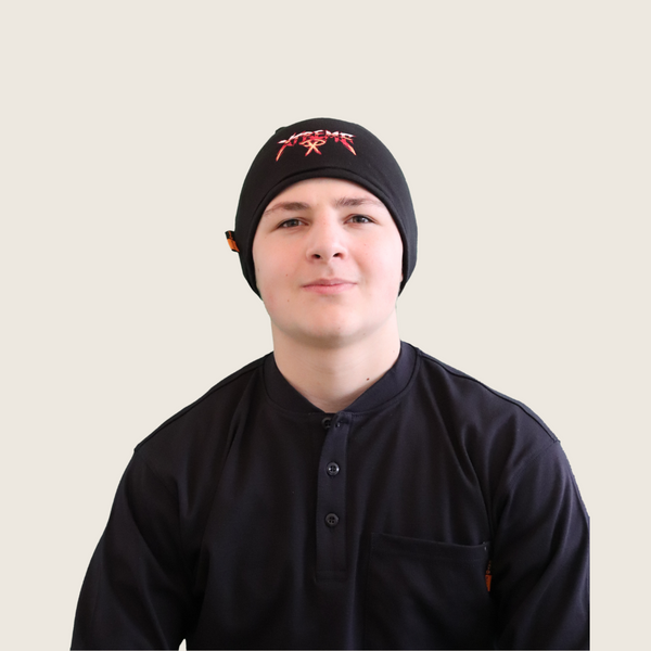 Xtreme FR Beanie Black/Orange - Image 1