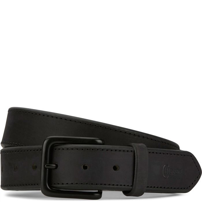 Chippewa Men's Genuine Leather Belt - Black Crazy Horse Leather - Image 1